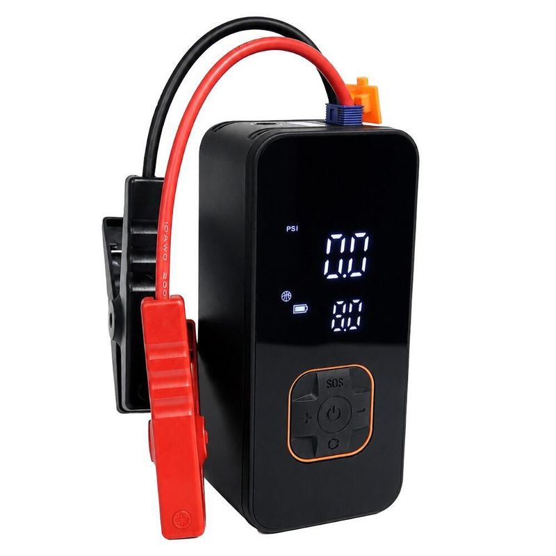 Carregador e Compressor Portátil Inteligente Multiuso 8000MAH
