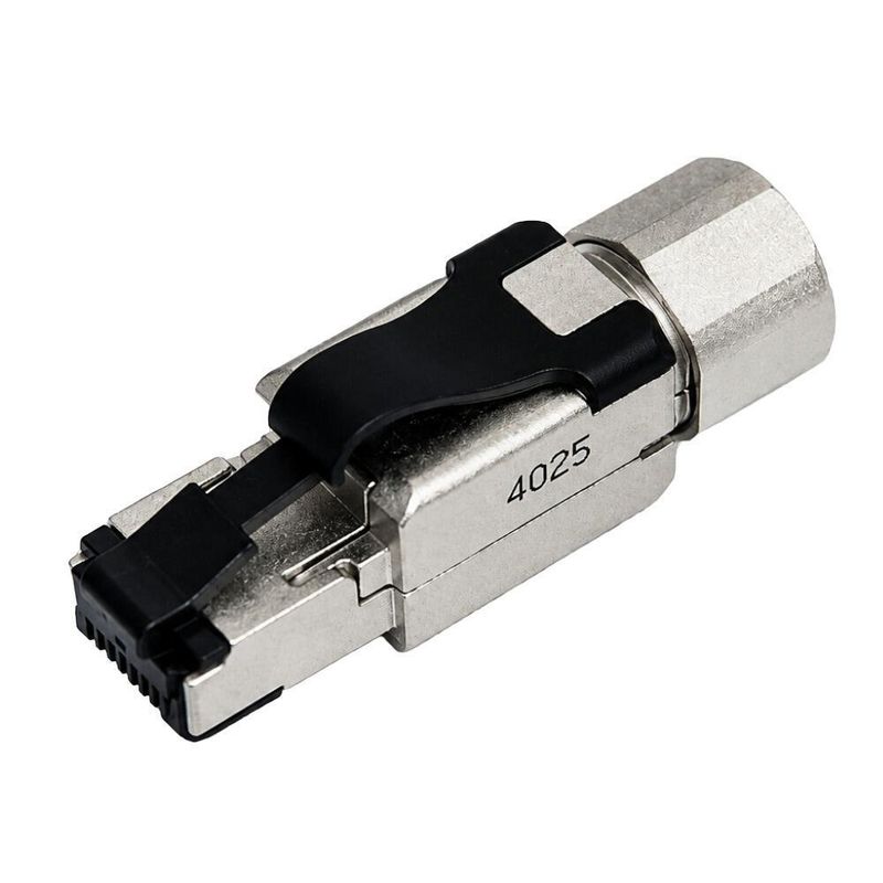Conector Plug RJ45 Cat6 Macho de Campo Tooless Industrial