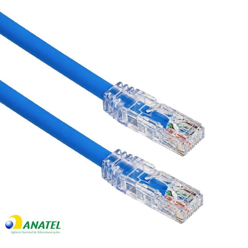 Patch Cord Cat6A U/UTP LSZH Panduit Azul 1,52 Metros