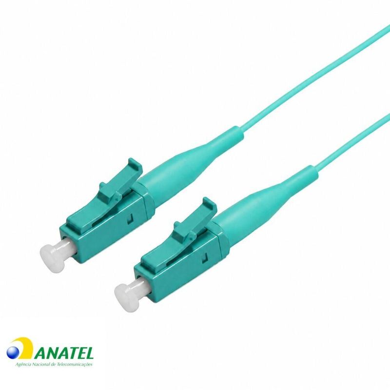 Extensão Óptica Simplex LC/UPC OM4 LSZH MM Furukawa com adaptador 1,50 Metros