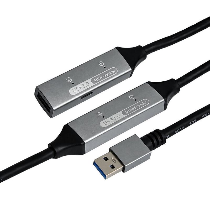 Cabo Extensor USB 3.0 AM x AF Amplificado 15,0 Metros